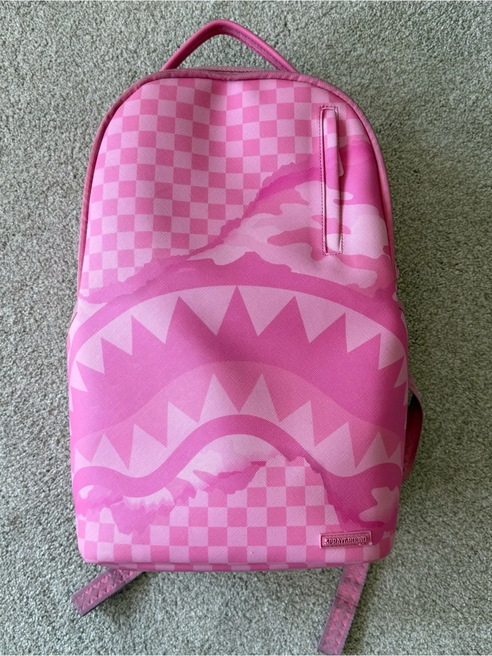 Sprayground 3am Riptide Pink Backpack Used No Sprayground Tag